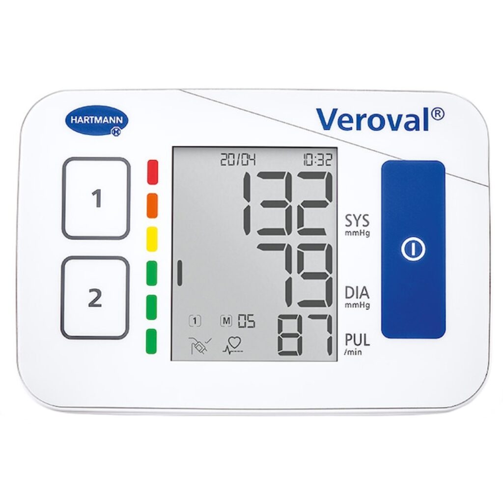 Топ 5 апарати за кръвно налягане: Omron, Veroval, pCare, Perfect Medical 4 Veroval Compact с обхват 50-280 mmHg и 100 памет