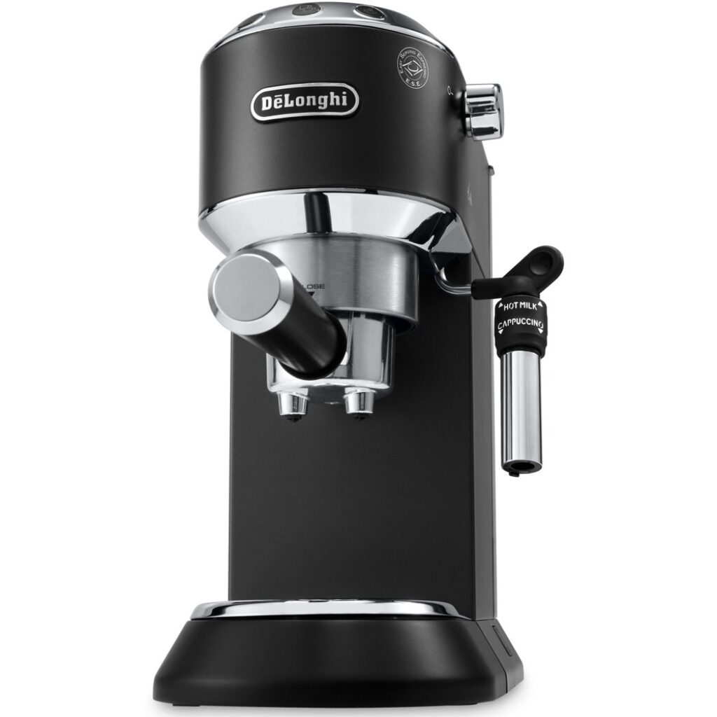 Еспресо машина DeLonghi Dedica Style EC 685.BK, 15 бара, 1300 W, тясна, черна