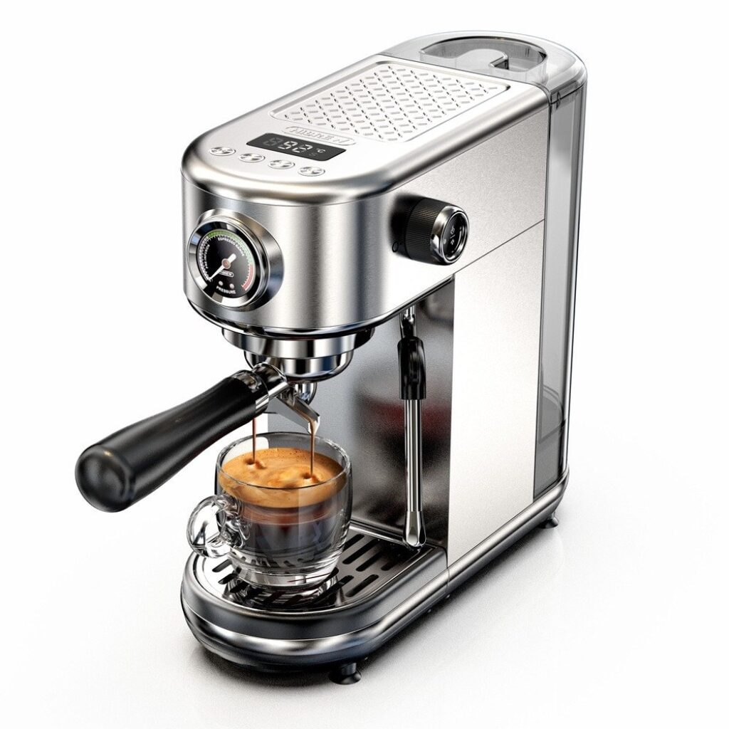 Еспресо машина HiBREW H10B, 20 бара, 1350 W, рожок 51 мм, регулируема температура