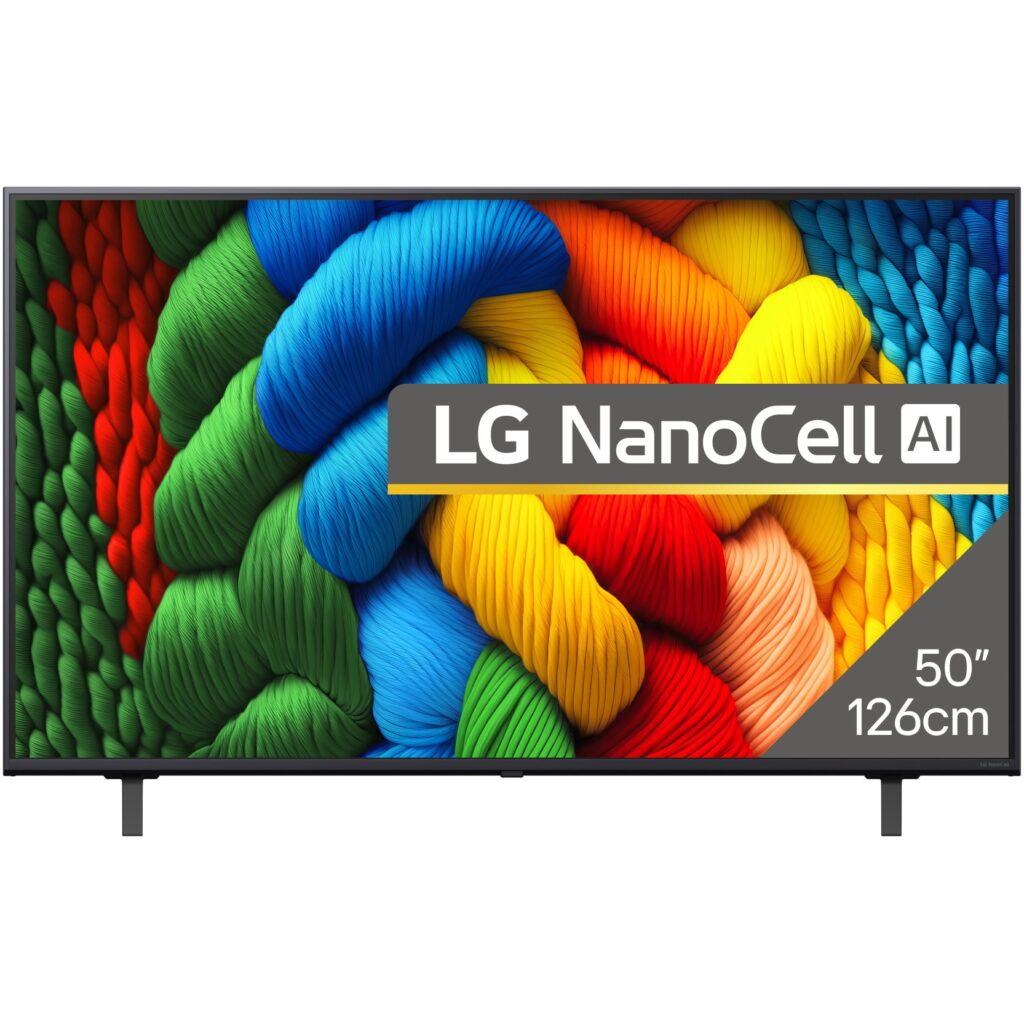 LG NanoCell 50NANO80A3B, 50" (126 см), 4K