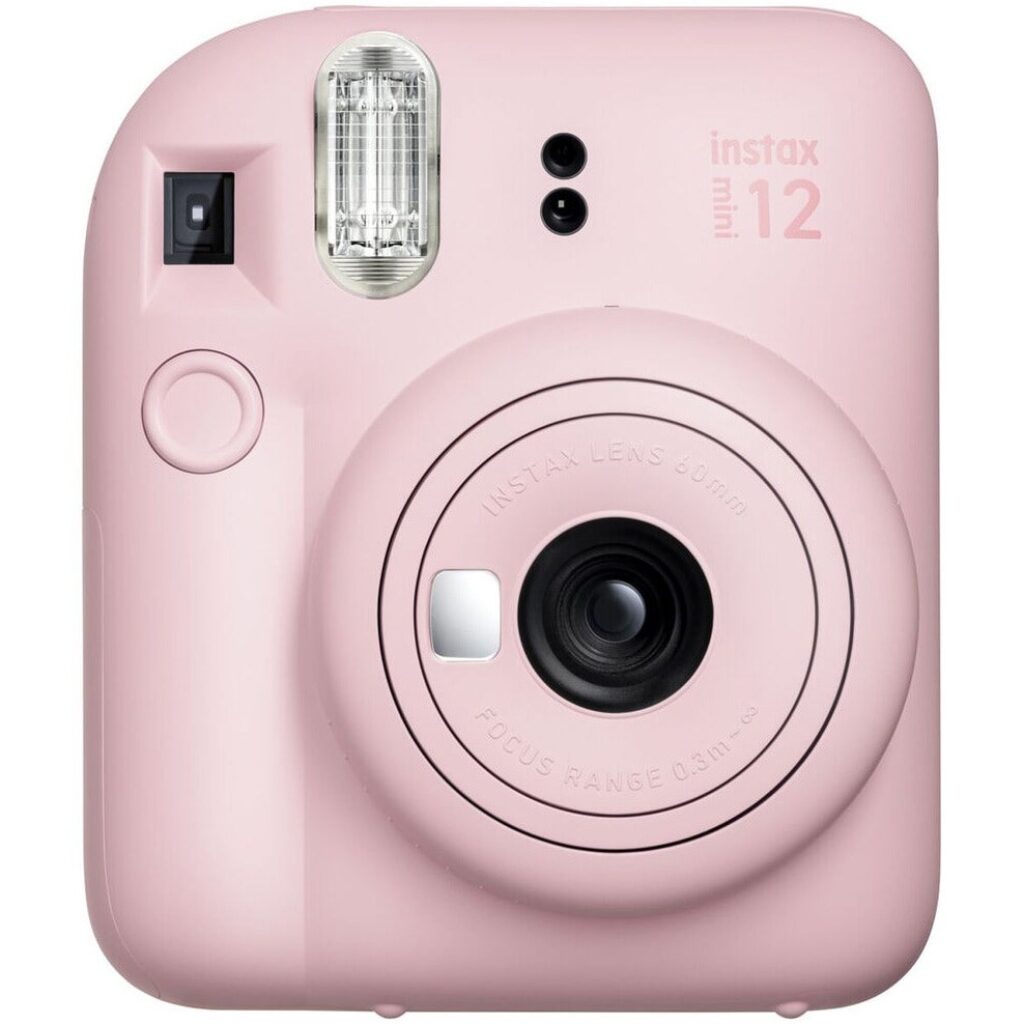 Фотоапарат за моментни снимки Fujifilm Instax Mini 12, розов