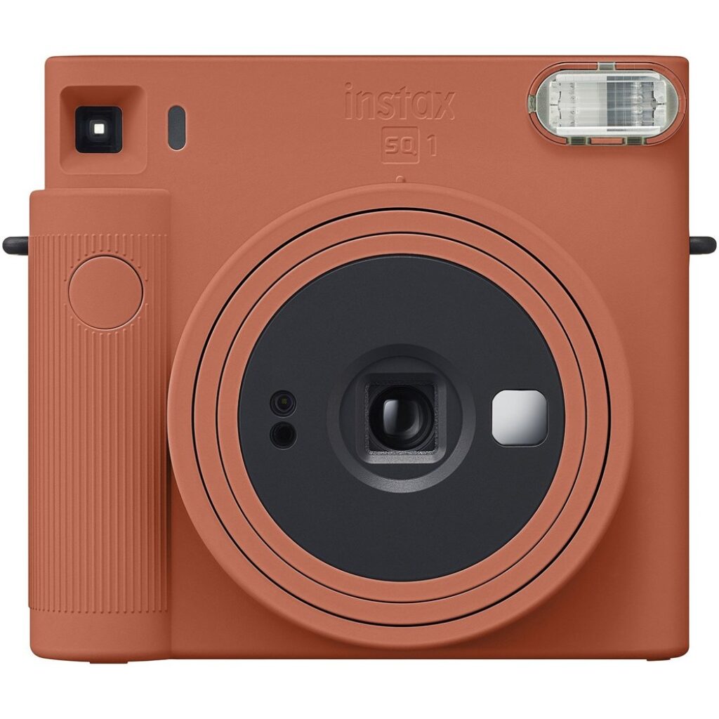 Фотоапарат за моментни снимки Fujifilm Instax SQ1, оранжев