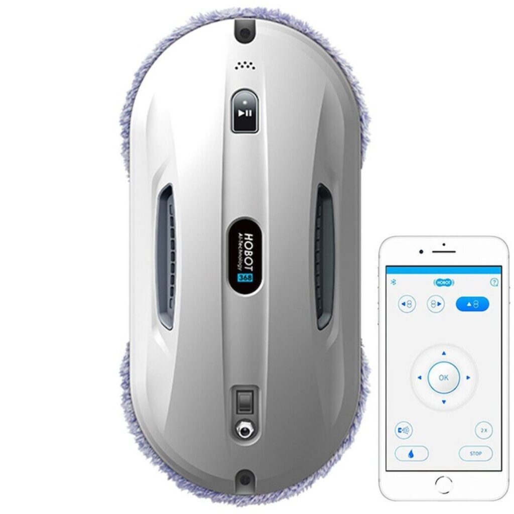 Робот за прозорци Hobot 368, 90 W, резервна батерия 20 минути