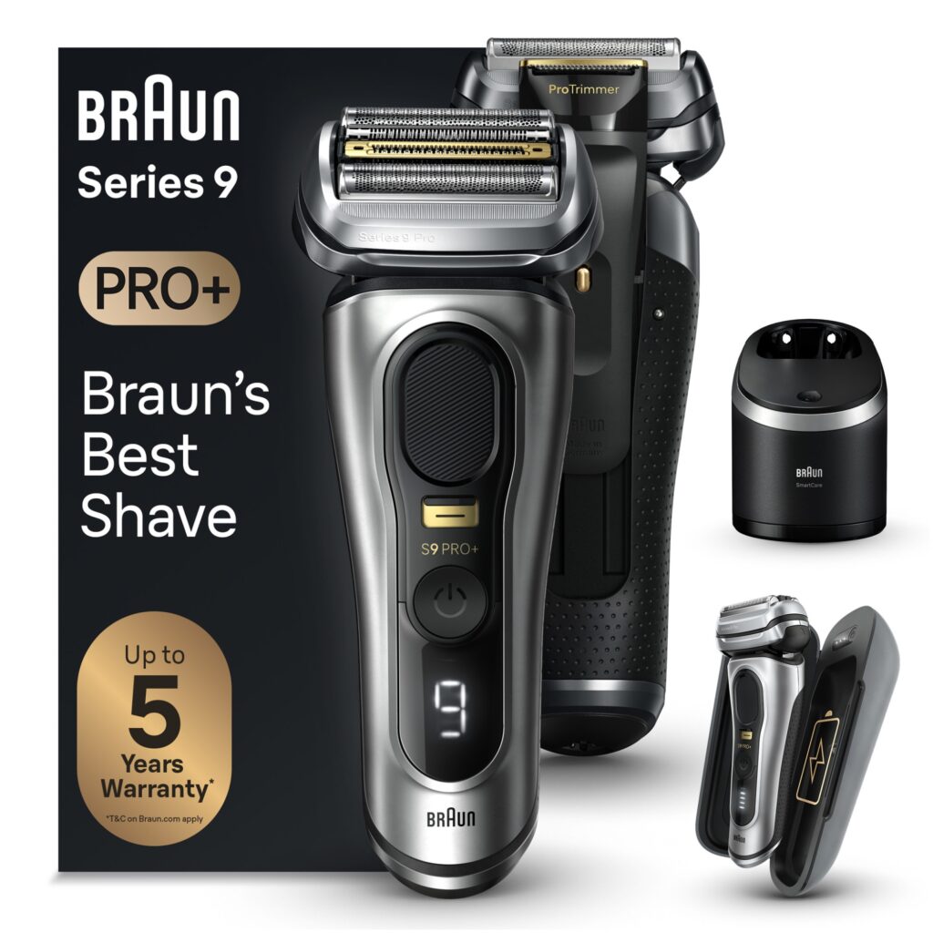 Машинка за бръснене: 5 топ модела Braun, Philips и Rowenta 12 Електрическа самобръсначка Braun Series 9 PRO+ 9577cc