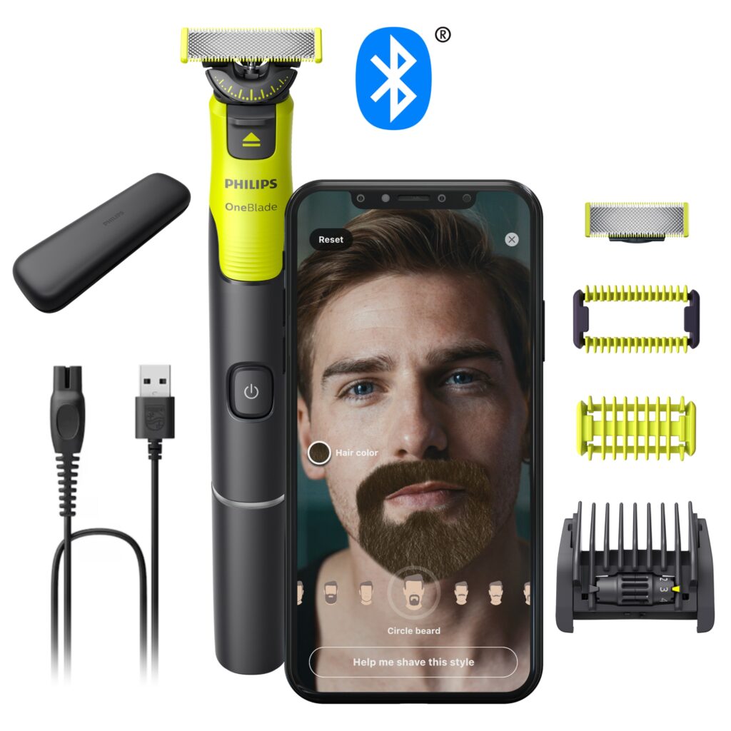 Машинка за бръснене: 5 топ модела Braun, Philips и Rowenta 15 Тример за брада и тяло Philips OneBlade 360 QP4631/65