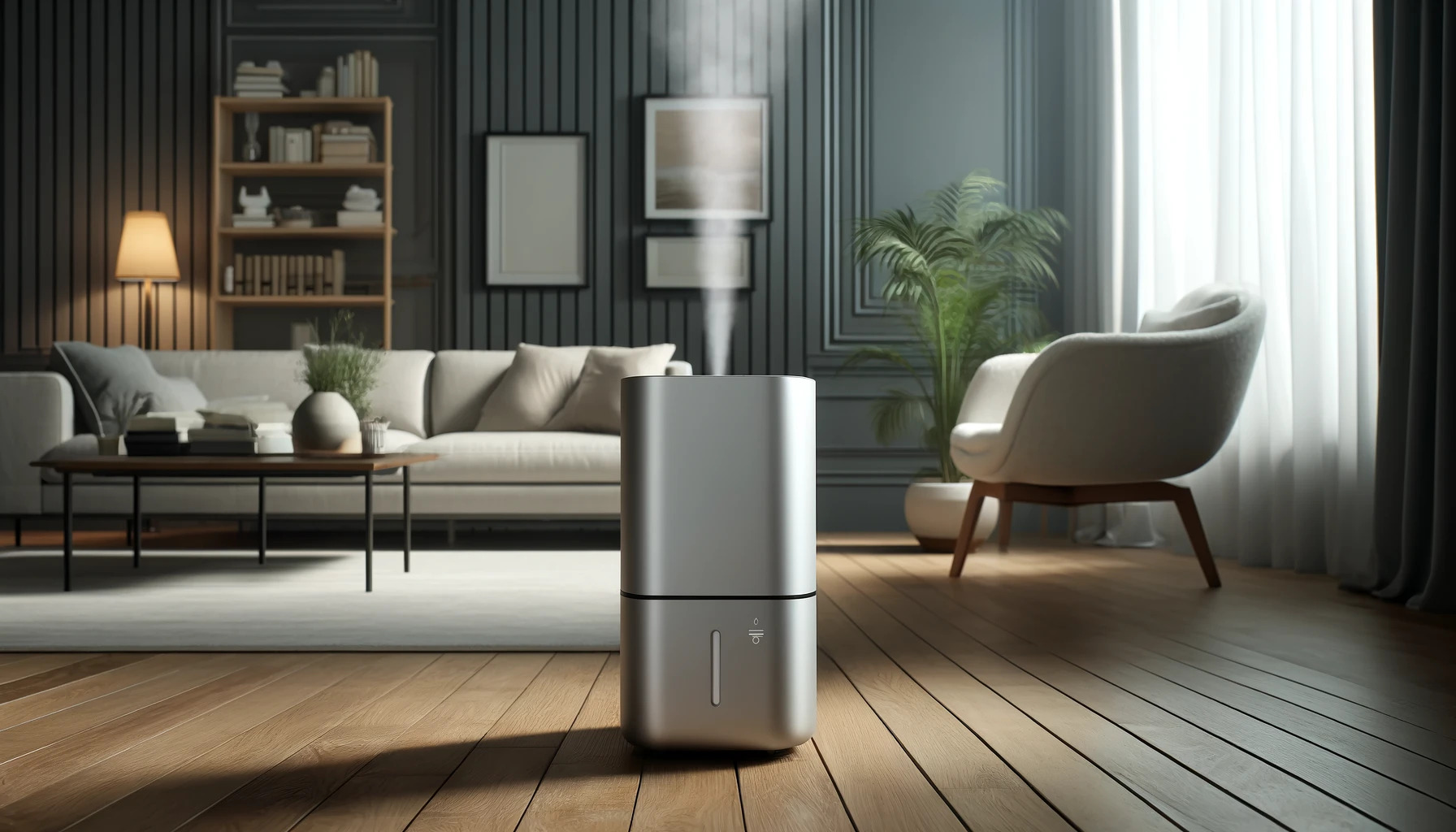 овлажнител на въздуха в жилищно помещение