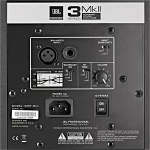 JBL LSR305P MKII rear