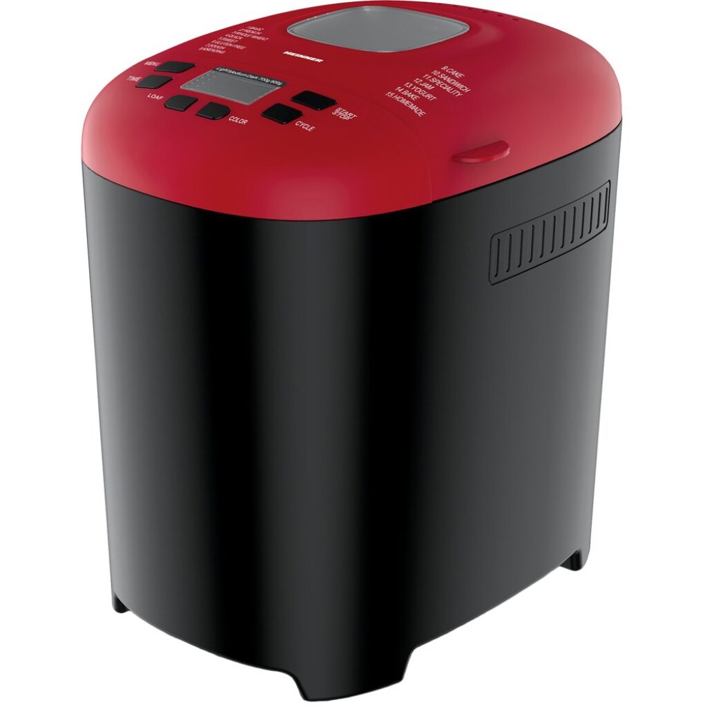 Хлебопекарна Heinner PastryChef 550 HBM-915BKR, 550 W, 700 до 900 г, 15 програми