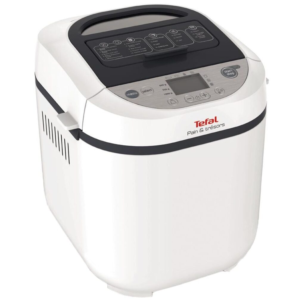 Хлебопекарна Tefal Pain et Trésors PF250135, 700 W, 1000 г, 20 програми, 28 рецепти