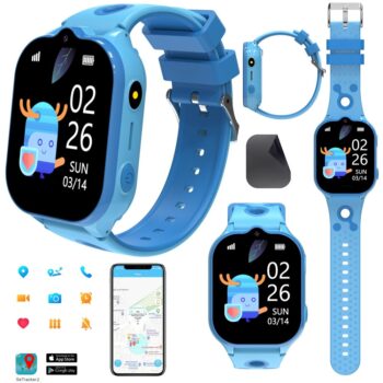 Детски смарт часовник LikeSmart KinderCare 52, 4G, GPS, екран 2 инча, видео разговор, SOS