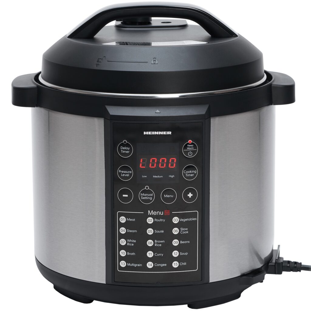 Мултикукър под налягане Heinner HPCK-6IX, 1000 W, 3,8 л, 15 програми