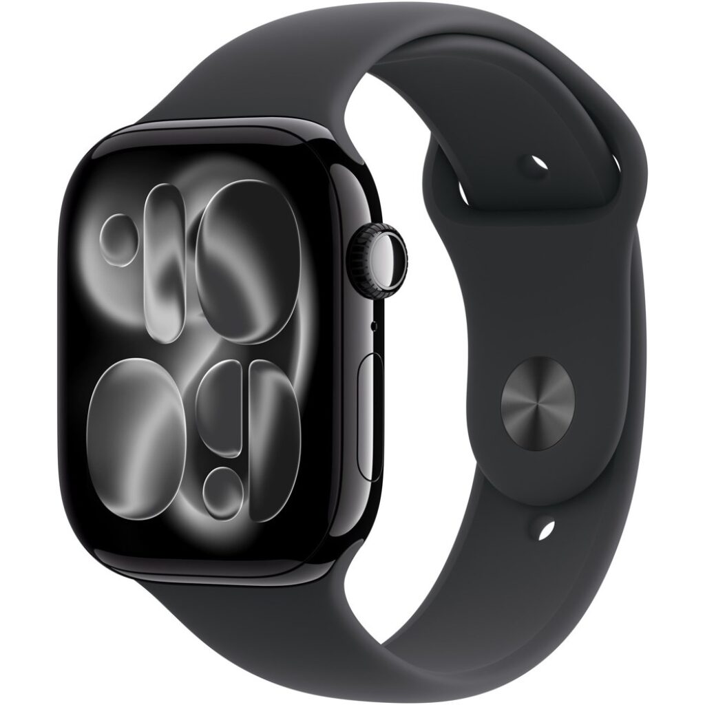 Смарт часовник Apple Watch Series 11, GPS, 46 мм, алуминиев корпус Jet Black