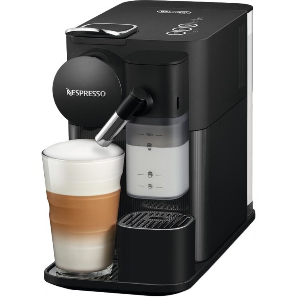 Кафемашина с капсули Nespresso Lattissima One Evolution EN510.B, 19 бара, автоматично мляко