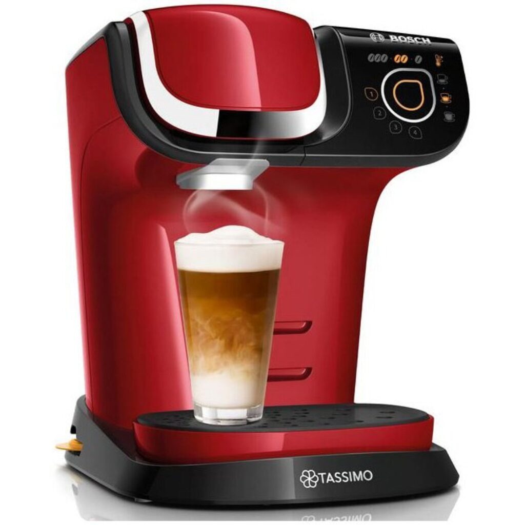 Кафемашина с капсули Bosch Tassimo My Way TAS6503, 1500 W, резервоар 1,3 л с филтър
