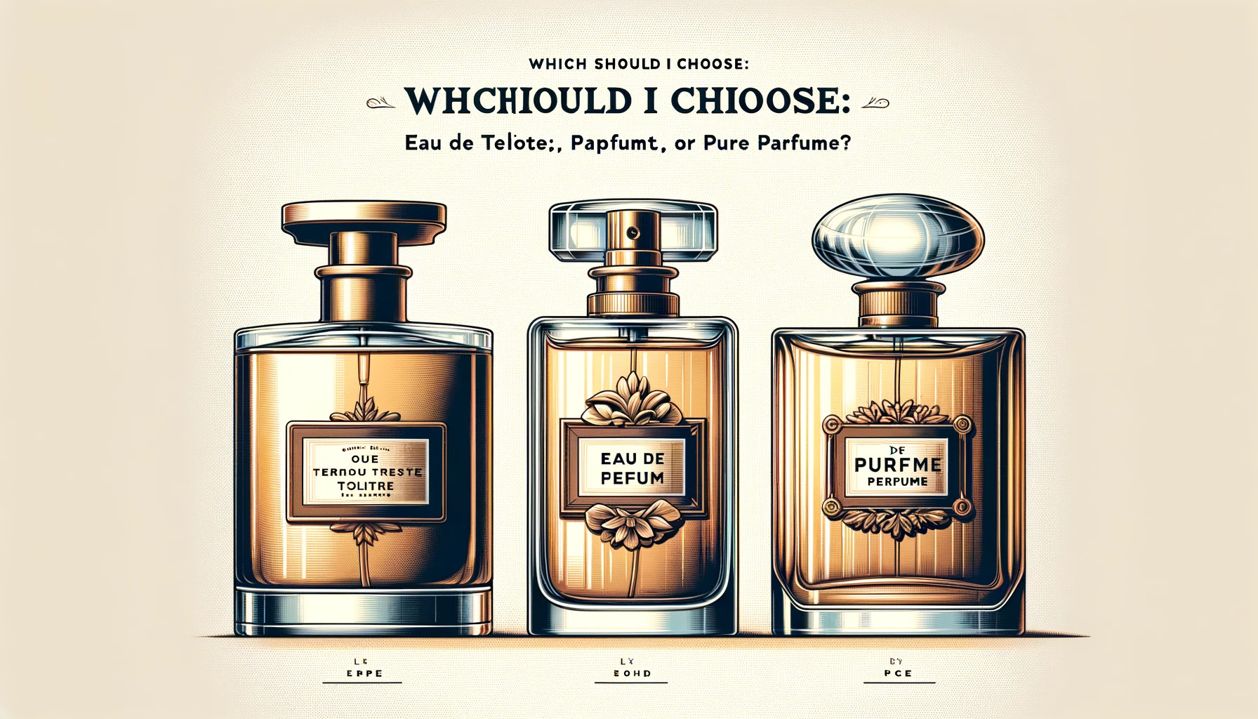 Кое да избера: тоалетна вода, парфюмна вода или чист парфюм? 1 парфюмни шишенца