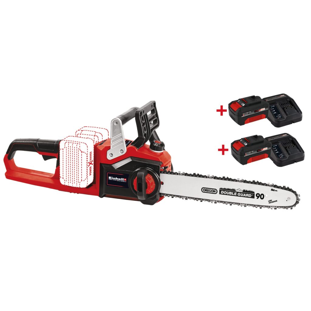 Акумулаторен верижен трион Einhell PXC GE-LC 36/35, 2x18 V, шина 35 см