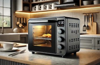 малка готварска печка поставена на кухненски плот