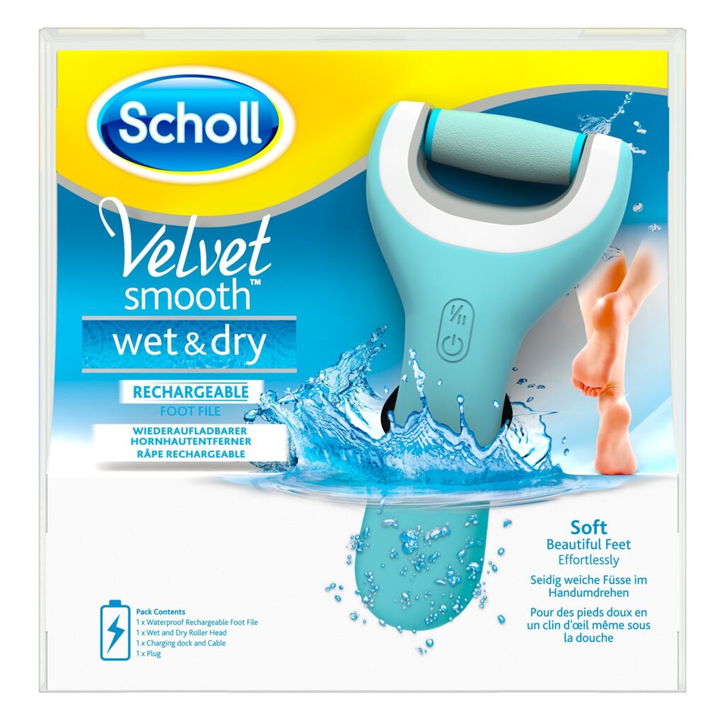 Топ 5 електрически пили за пети: Scholl, Horigen, SMIZE 3 Scholl Velvet Smooth Wet & Dry, презареждаща, водоустойчива