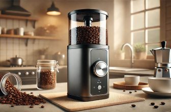 Кафемелачка поставена върху кухенски плот