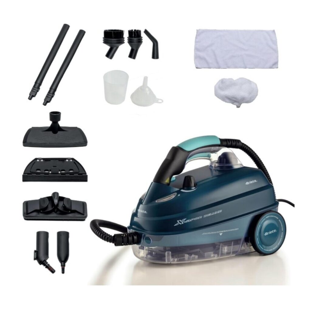 Парочистачка Ariete XvaporDeluxe 4146, 1500 W, 1,6 л, 5 бара, синя