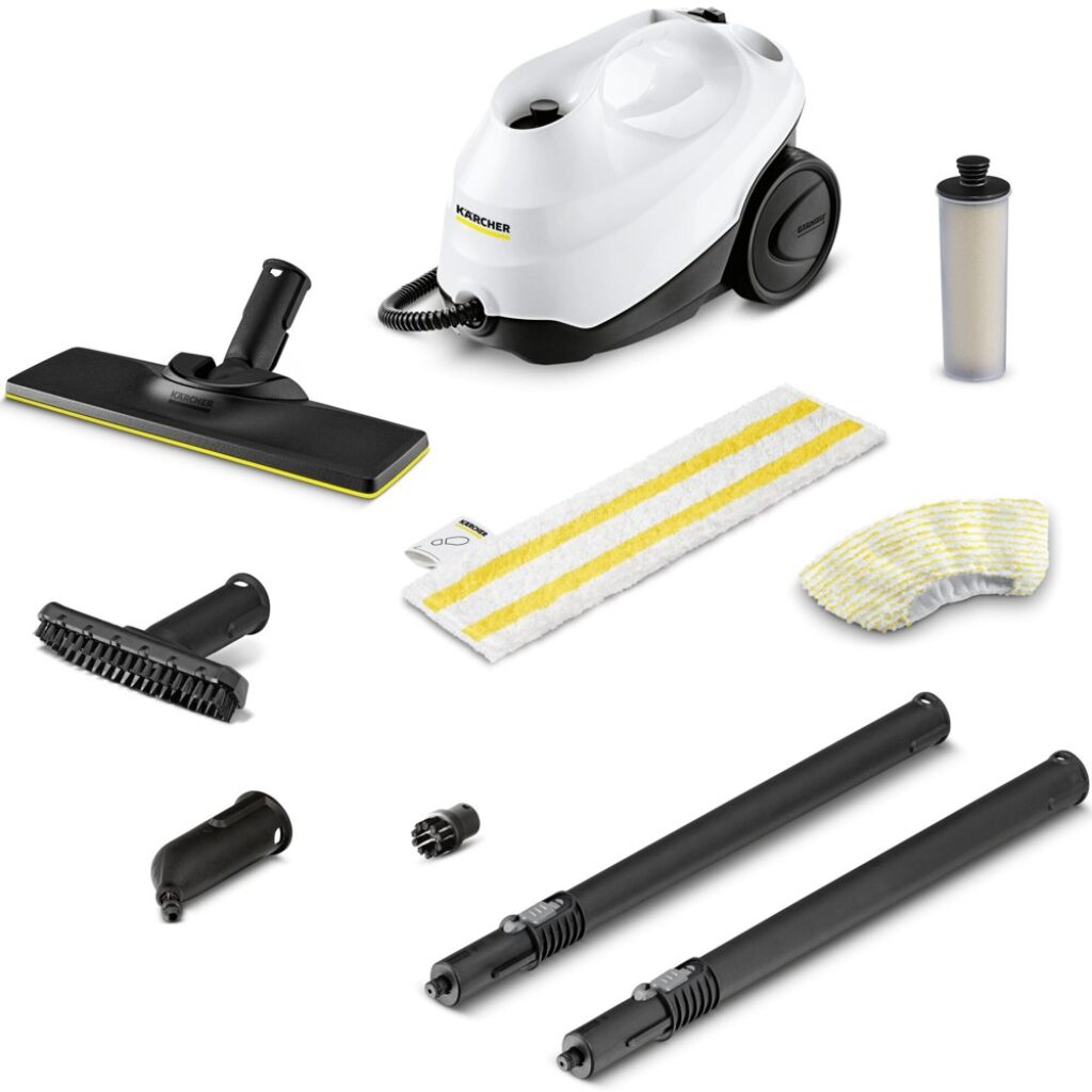 Парочистачка Karcher SC 3 EasyFix, 1900 W, 3,5 бара, 1 л, загряване 30 секунди, с комплект за под