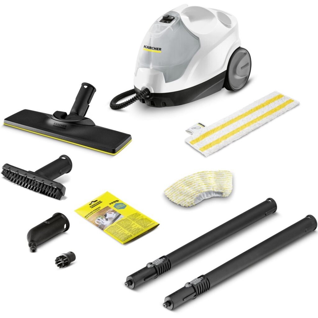 Парочистачка Karcher SC 4 EasyFix, 2000 W, 3,5 бара, резервоари 0,5 и 0,8 л, с комплект за под