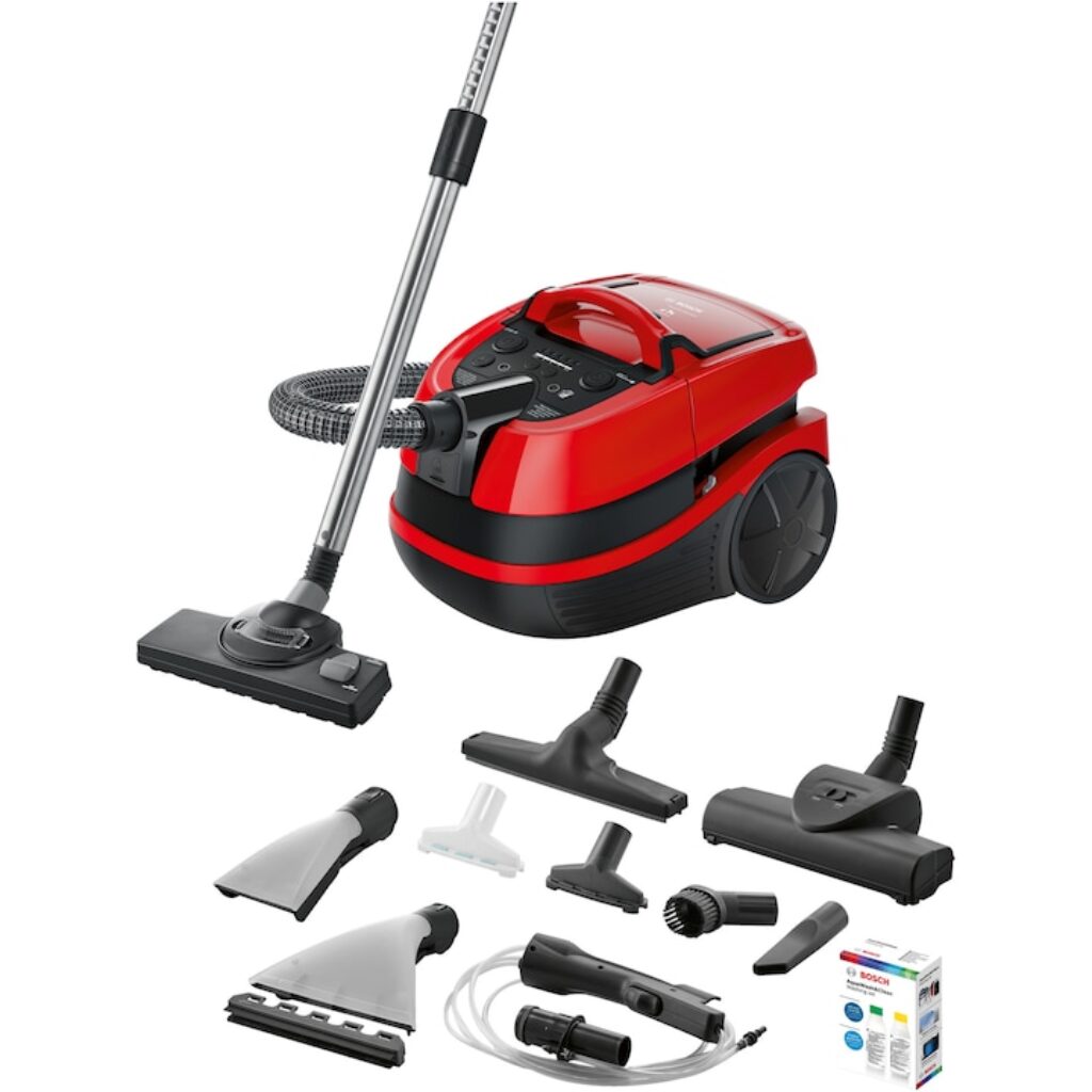 Перяща прахосмукачка Bosch BWD421PET, 2100 W, 5 л, 3 в 1
