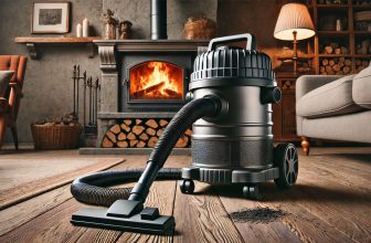 прахосмукачка близо до камина която смуче пепел