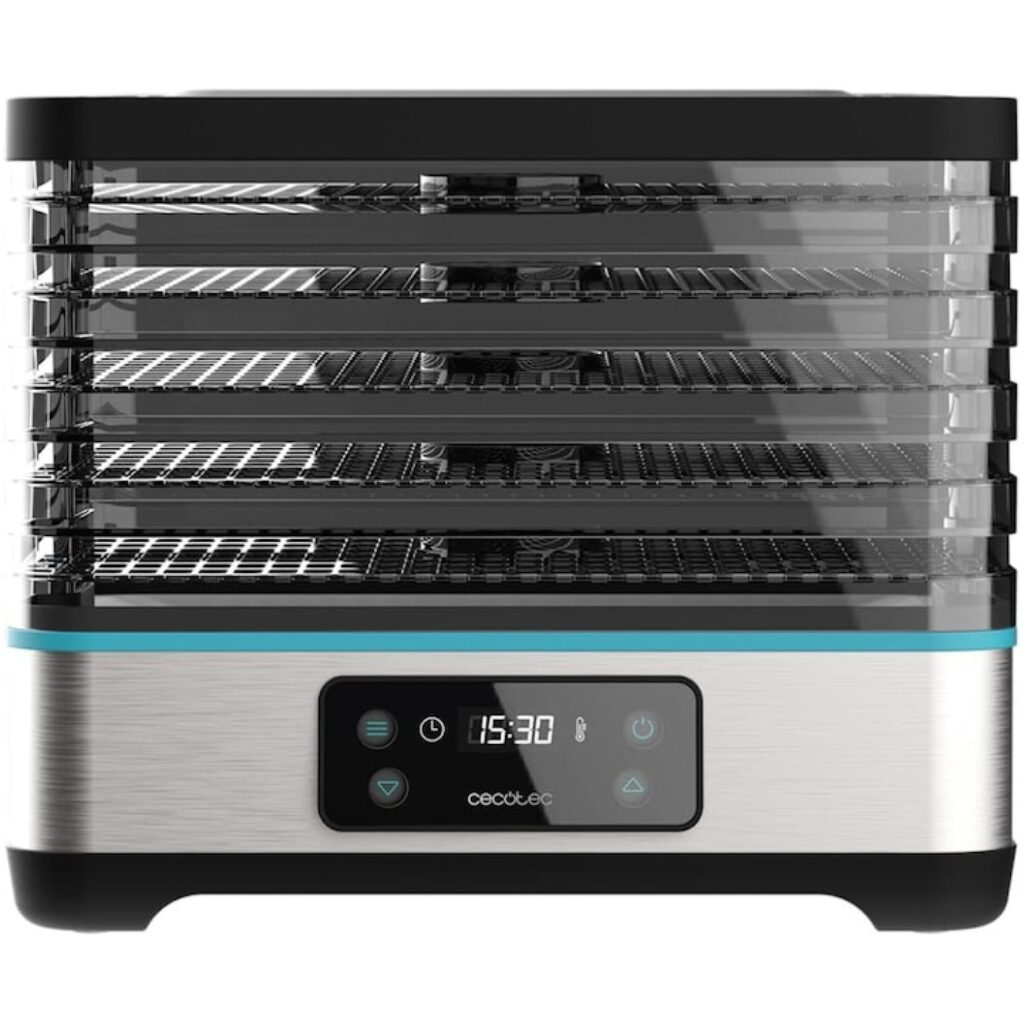 Сушилня за плодове Cecotec VitaDry Pro, 300 W, 5 тави, таймер до 48 ч