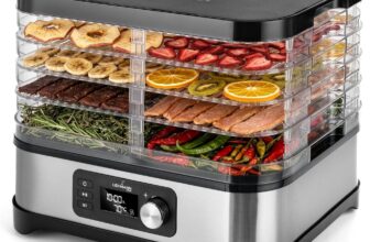 Сушилня за плодове Lehmann Secado, 450 W, 5 тави, дисплей