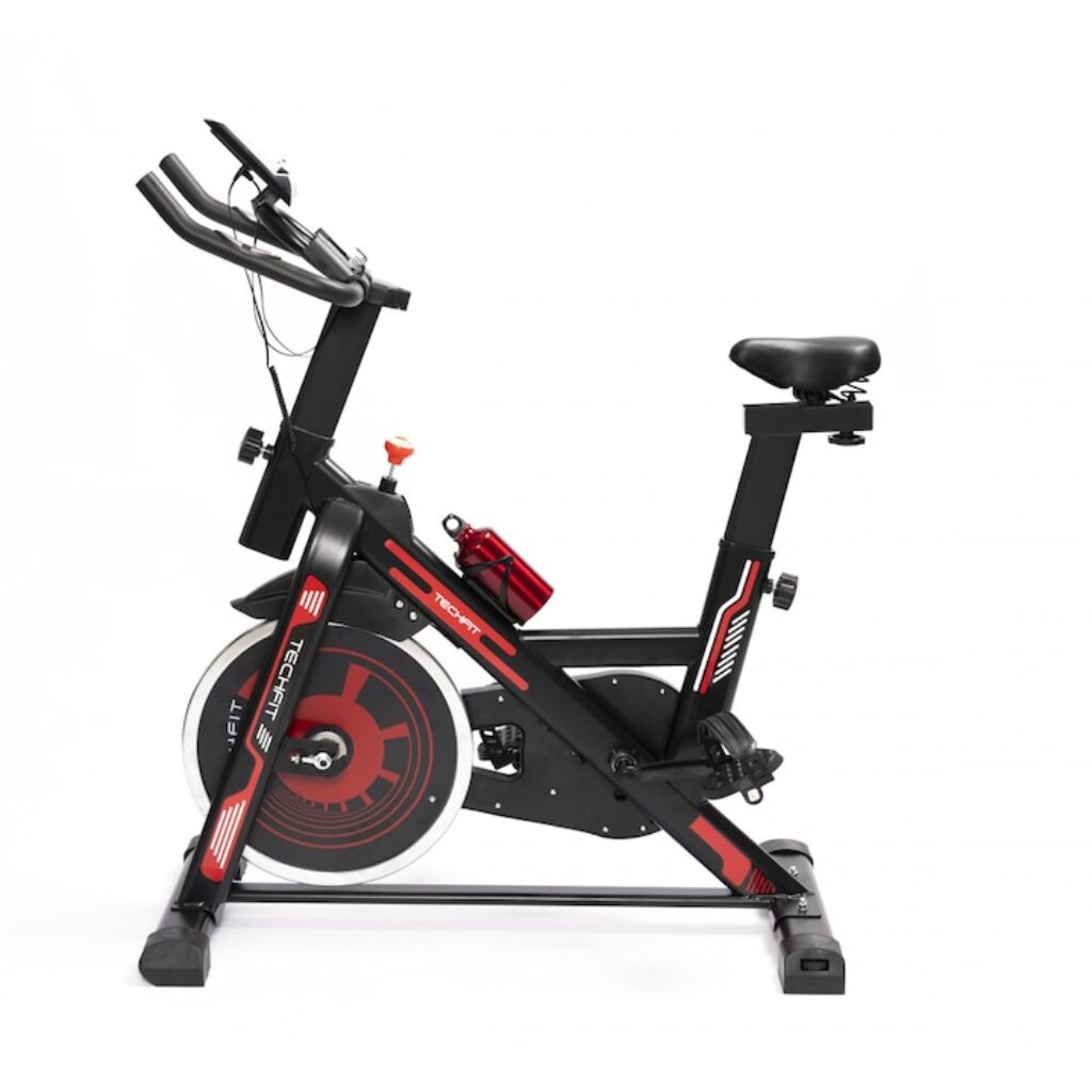 Спининг велосипед TECHFIT SBK1500, маховик 13 кг, Bluetooth, до 120 кг