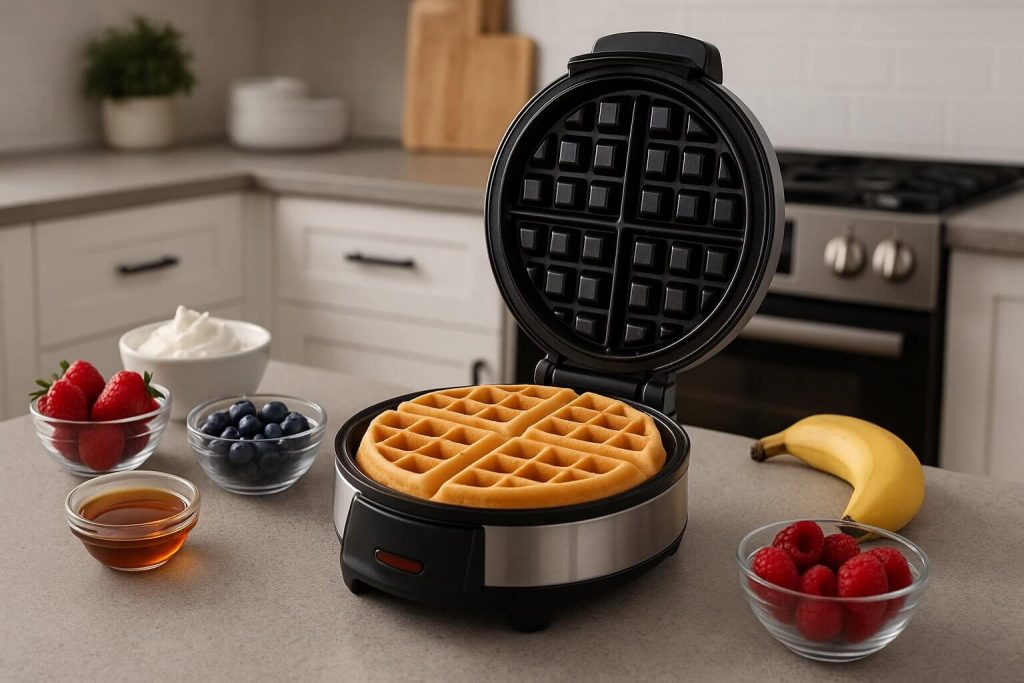 Готова гофрета в уред с отворен капак