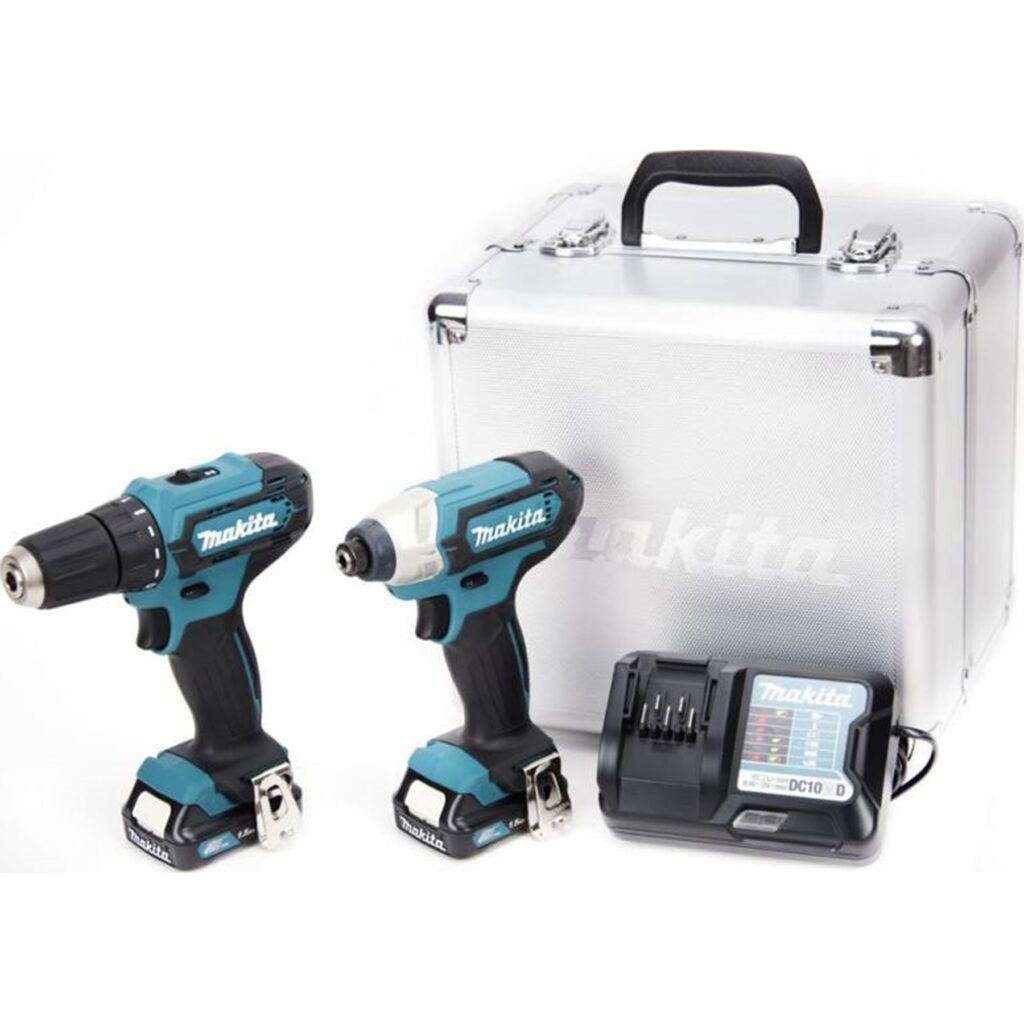Комплект Makita CLX224X: бормашина + гайковерт 110 Nm, 12V