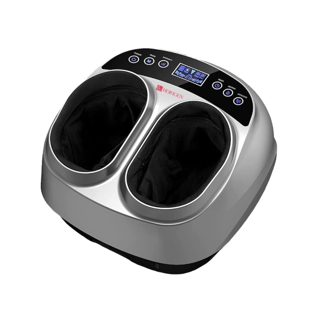 Масажор за крака Horigen Happy Feet, въздушна компресия и затопляне