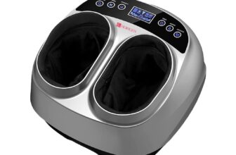 Масажор за крака Horigen Happy Feet, въздушна компресия и затопляне