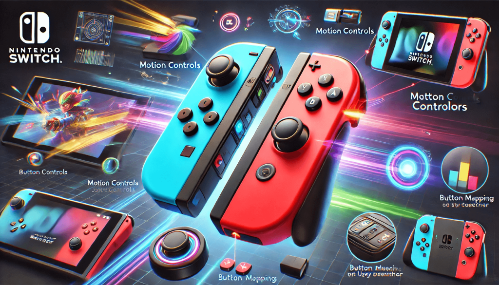 изображение, което показва функциите на Nintendo Switch Joy-Con контролерите