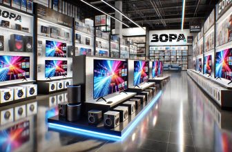 изображение на изложени телевизори в магазин "ЗОРА"