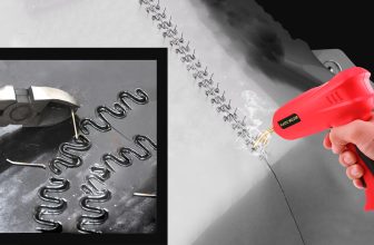 лепене на пластмаса с метални щифтове