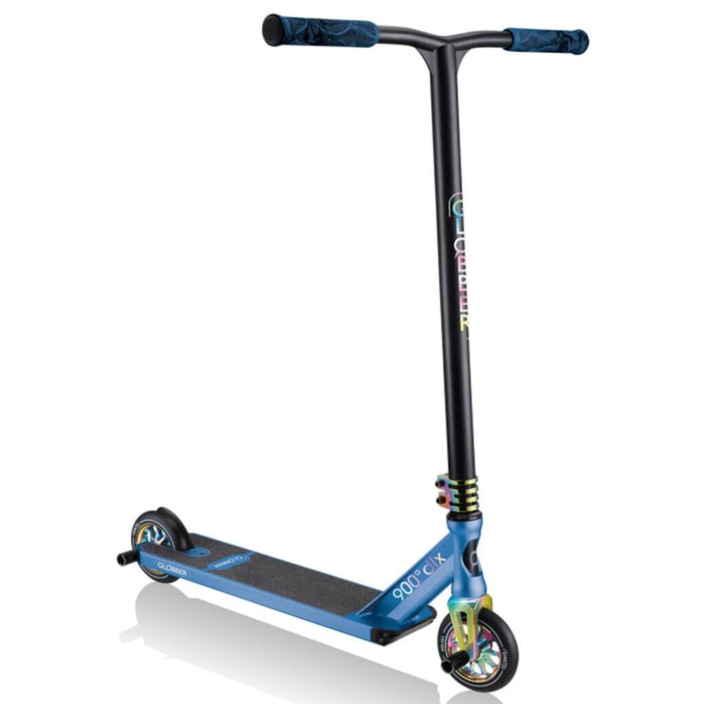 Тротинетка Globber GS 900 DELUXE, за фрийстайл, ултраздрава, черна/синя