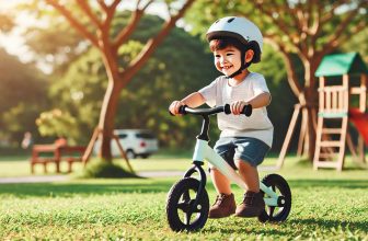 изображение на дете, каращо детско баланс колело.