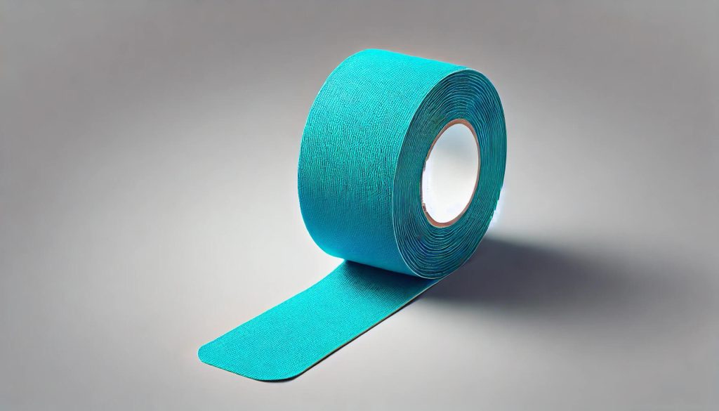 синя ролка кинезио лента