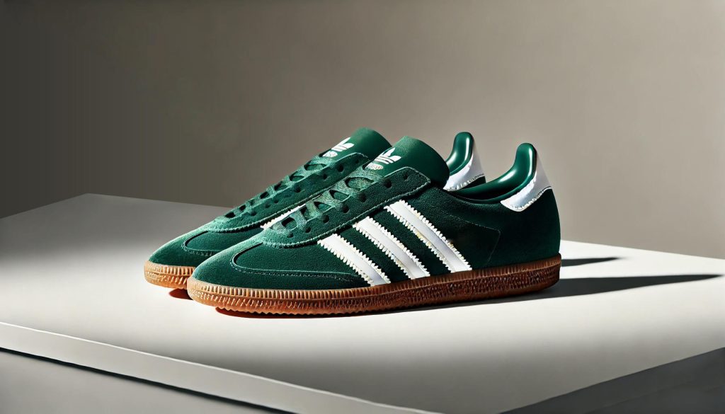 Adidas Samba, този път в тъмносиньо с бял брандинг и гумена подметка