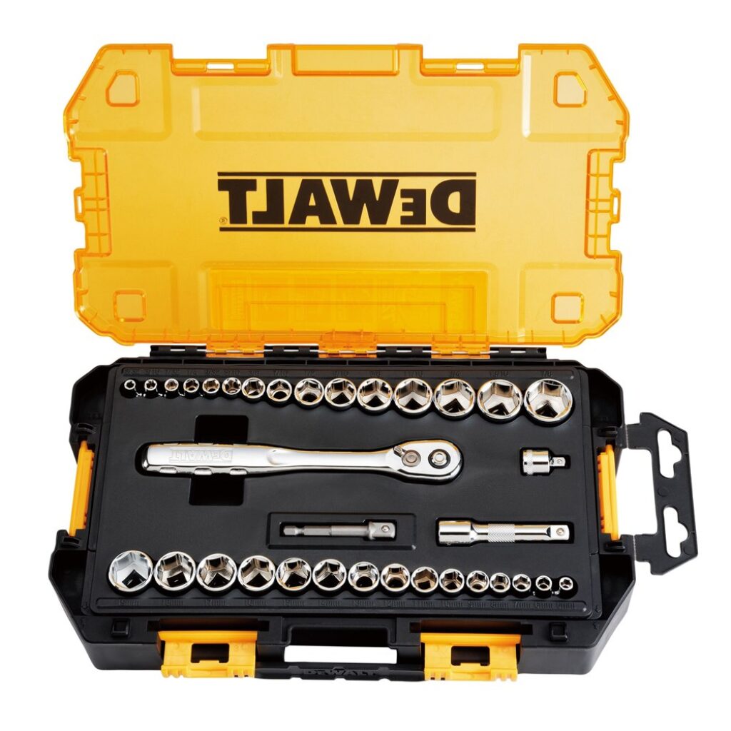 Какво гедоре да си купя: 9 комплекта от 14 до 270 € и марките 4 Гедоре DeWALT DWMT45034-0, 34 части, 1/4" и 3/8"