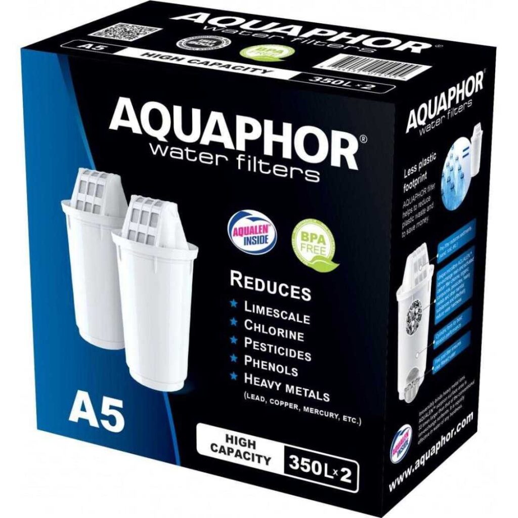 Комплект филтри Aquaphor A5, 2 броя, по 350 л
