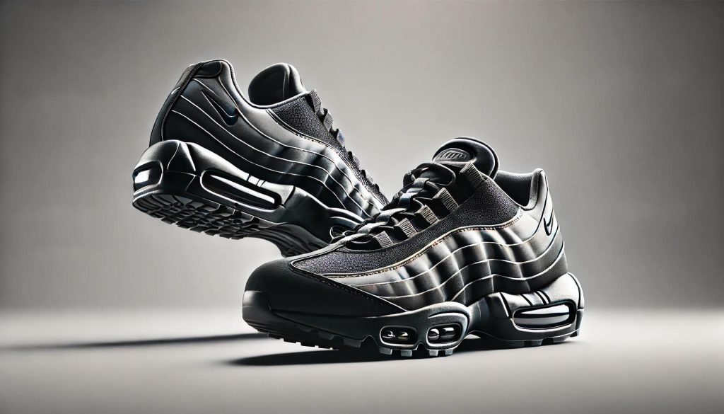 Nike Air Max 95 с емблематичния многослоен дизайн и видима въздушна възглавница