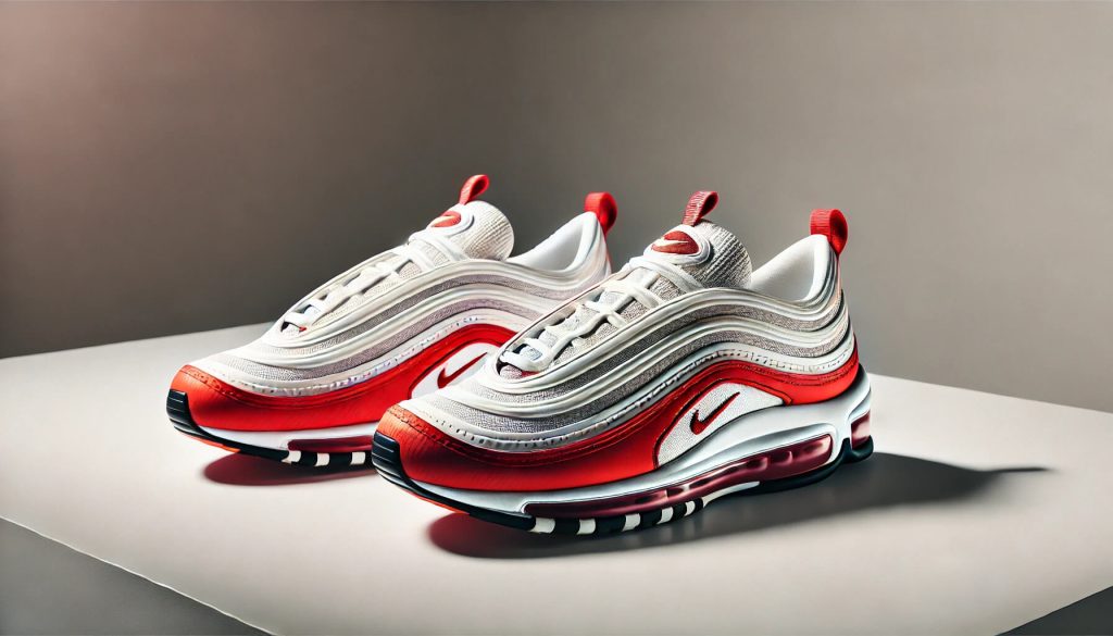 Nike Air Max 97  в ярка червено-бяла разцветка