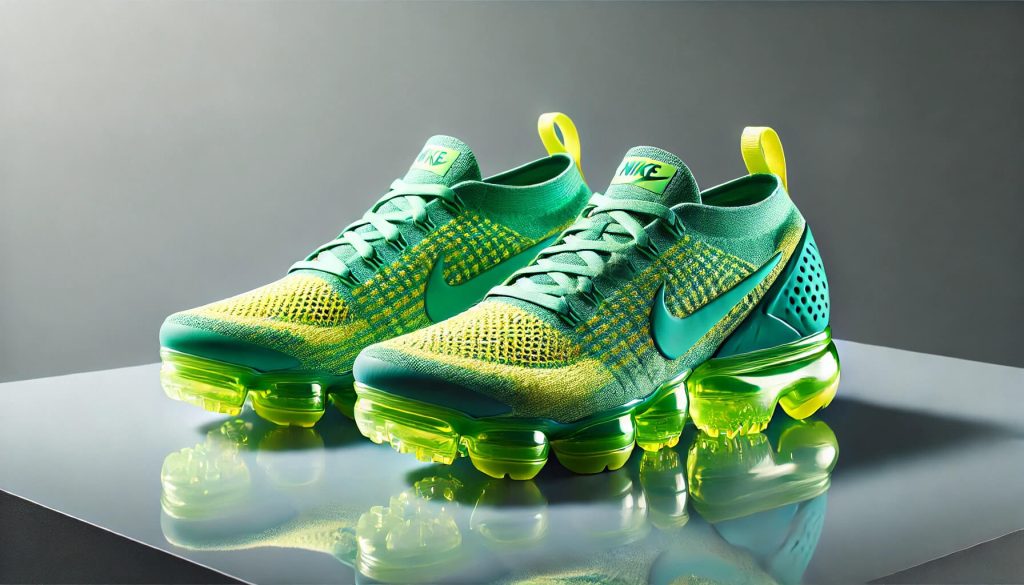 Nike VaporMax в разцветка Volt/Emerald Rise, с акцент върху смелия и енергичен дизайн