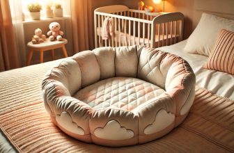 изображение на уютно бебешко гнездо, разположено в топла и спокойна обстановка