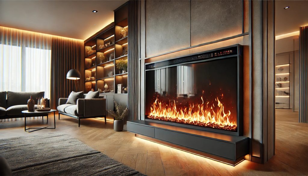 вградена електрическа камина