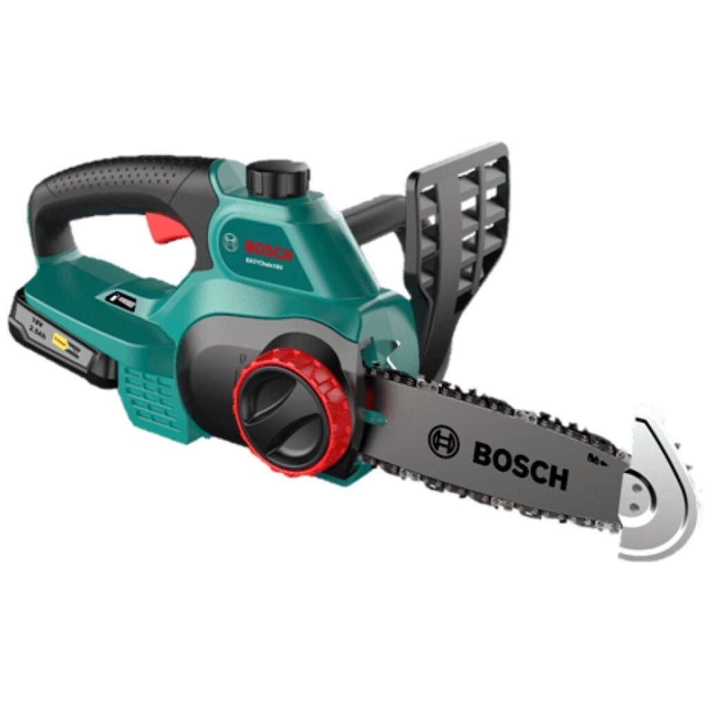 Акумулаторна резачка Bosch UniversalChain 18, 18 V, шина 20 см, с батерия и зарядно